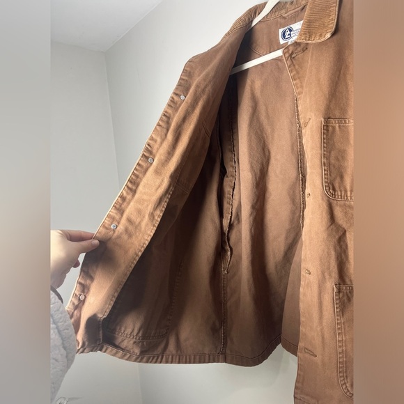 Arizona Barn Chore Jacket 90's Brown Mens Size Large - Picture 11 of 11